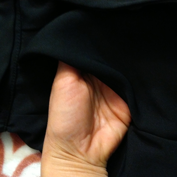 Size M black cropped paper bag dress pants - Picture 15 of 15